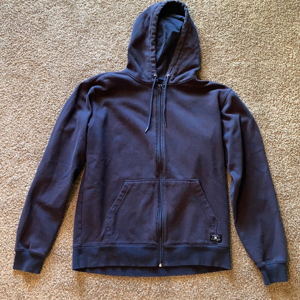 DC zip up hoodie Navy size L